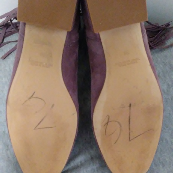 FREE PEOPLE Lavender Purple Suede Boots - Picture 5 of 5